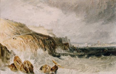 Plymouth Kalesi, Fırtına, 1815 by Joseph Mallord William Turner