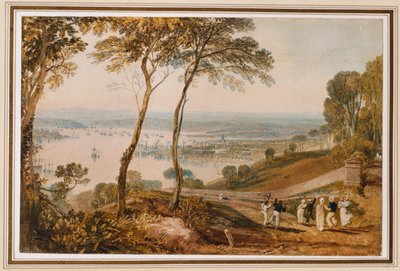 Mount Edgecumbe yakınından Plymouth Dock, by Joseph Mallord William Turner