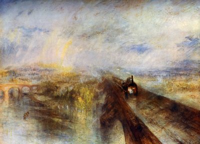 Yağmur, Buhar ve Hız - Great Western Demiryolu, c1844, 1912. by Joseph Mallord William Turner