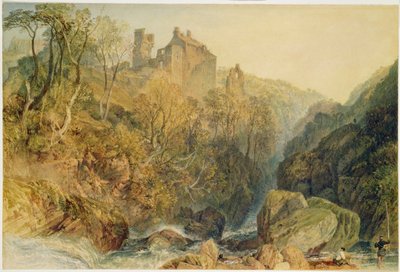 Roslin Kalesi, Midlothian (kağıt üzerine suluboya ve guaj) by Joseph Mallord William Turner