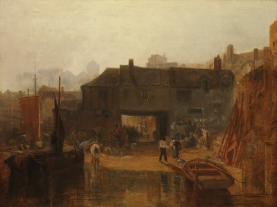 Su Feribotu ile Saltash, Cornwall, 1811. by Joseph Mallord William Turner