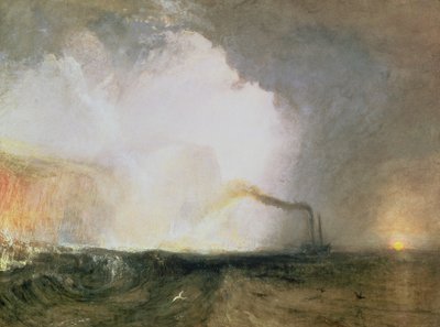 Staffa, Fingal Mağarası by Joseph Mallord William Turner