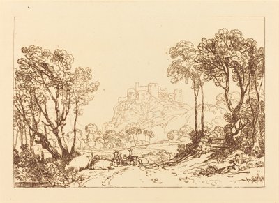 Çayırların Üstündeki Kale by Joseph Mallord William Turner