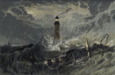 Eddystone Deniz Feneri by Joseph Mallord William Turner