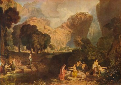 Anlaşmazlık Tanrıçası Hesperides Bahçesinde Çekişme Elmasını Seçerken, 1806, 19 by Joseph Mallord William Turner