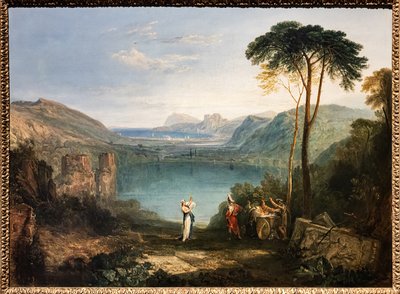 Avernus Gölü, Aeneas, Cumaean Sybil by Joseph Mallord William Turner