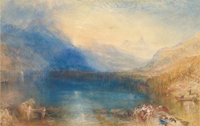 Zug Gölü, 1843 (grafit üzerinde wc) by Joseph Mallord William Turner