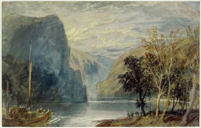 Lorelei kayası, 1817 by Joseph Mallord William Turner