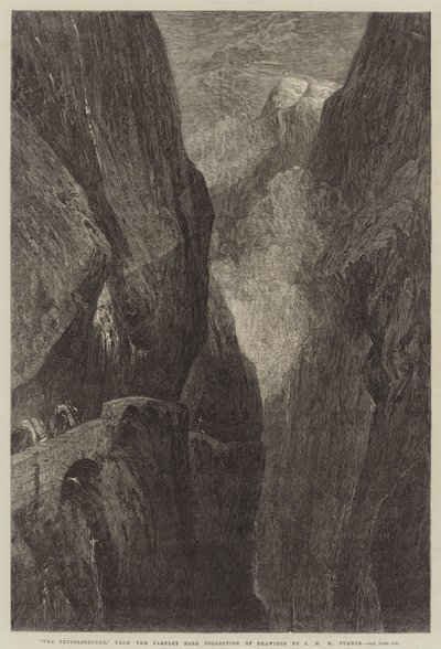 Teufelsbrucke by Joseph Mallord William Turner