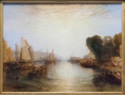 Kraliyet yat filosuyla tekne yarışı by Joseph Mallord William Turner