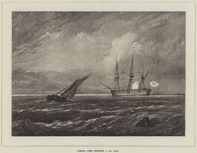 Turner'ın Liber Studiorum'u, Bir Deniz Parçası by Joseph Mallord William Turner