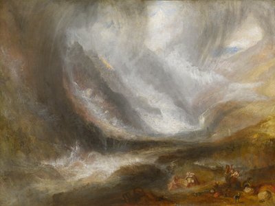 Aosta Vadisi: Kar Fırtınası, Çığ ve Fırtına by Joseph Mallord William Turner