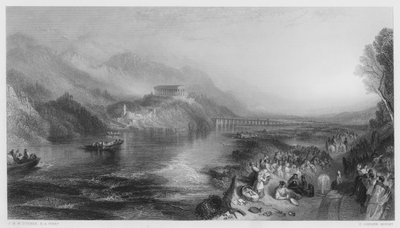 Ulusal Galeri'deki resimden Walhalla'nın Açılışı by after Joseph Mallord William Turner