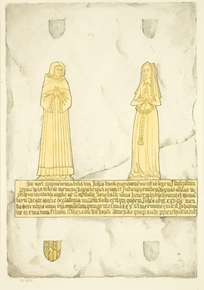 John Brooke ve eşi St Mary Redcliffe