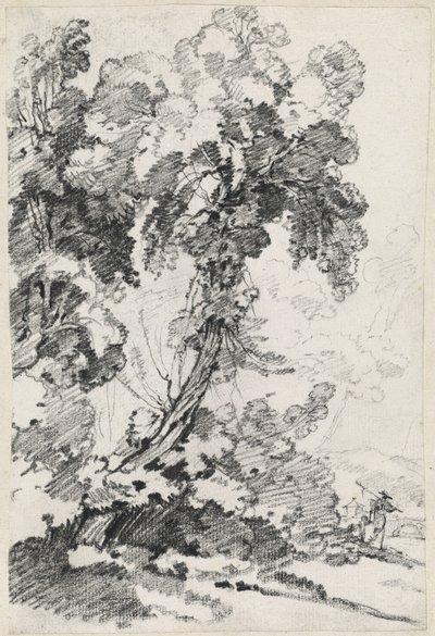 Gezginlerle Yükselen Bir Ağaç by Joseph Marie Vien