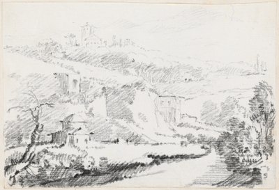 Alban Tepelerinde Manzara by Joseph Marie Vien