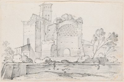 Forumda Venüs Tapınağı ve Roma Harabeleri by Joseph Marie Vien