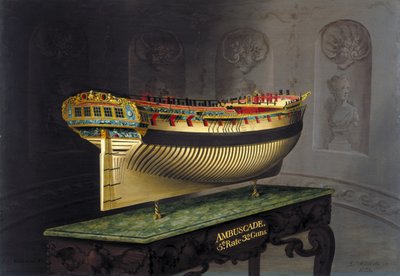 HMS Ambuscade, 1775 by Joseph Marshall