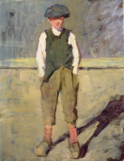 Bir Breton Çocuk by Joseph Milner Kite