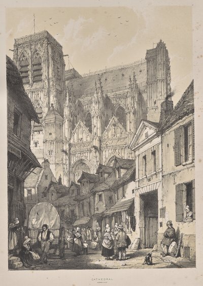 Orta Çağ Mimarisi: Katedral, Abbeville by Joseph Nash