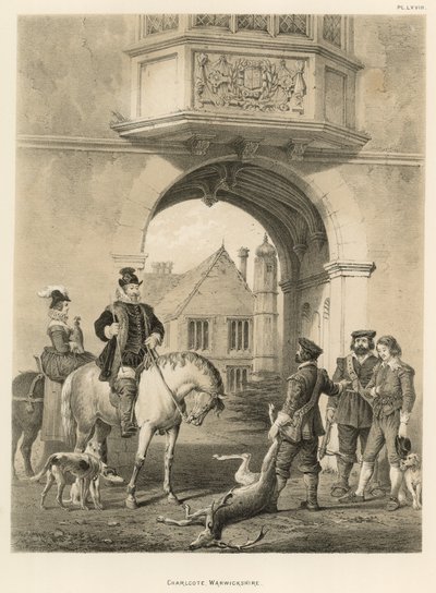 Charlotte, Warwickshire by Joseph Nash