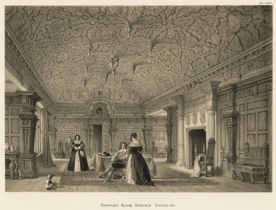Çizim Odası, Dorfold, Cheshire by Joseph Nash