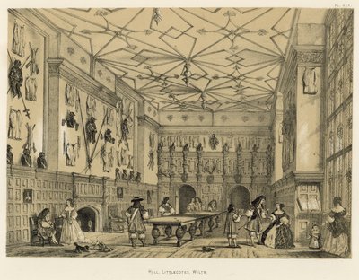Salon, Littlecotes, Wilts by Joseph Nash