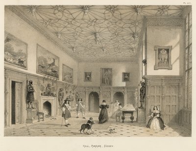 Salon, Parham, Sussex by Joseph Nash