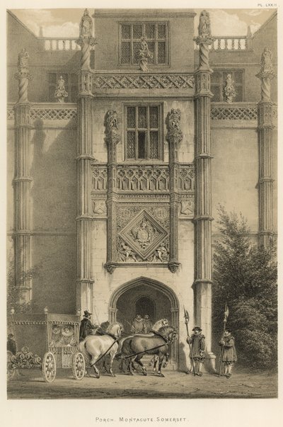 Sundurma, Montacute, Somerset by Joseph Nash
