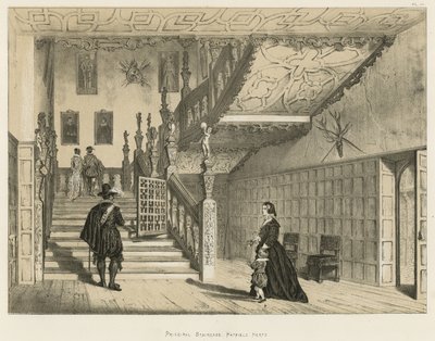 Asıl Merdiven, Hatfield, Herts by Joseph Nash