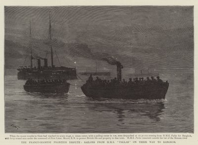 Fransız-Siyam Sınır Anlaşmazlığı, HMS Pallas