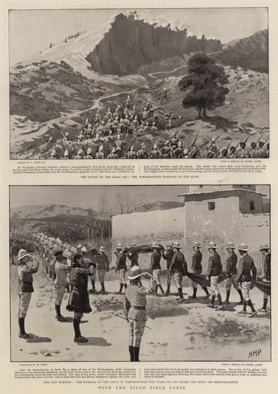 Tirah Saha Kuvvetleri ile by Joseph Nash