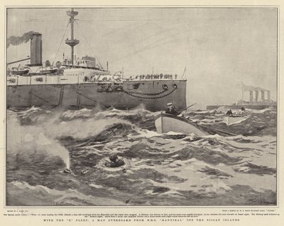 X Filosu ile, Scilly Adaları açıklarında HMS Hannibal
