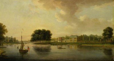 Orleans Evi, Twickenham (tuval üzerine yağlı boya) by Joseph Nickolls