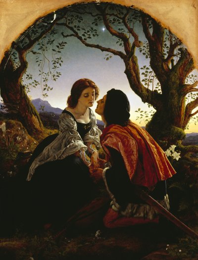 Hesperus, Akşam Yıldızı, Aşıklar İçin Kutsal by Joseph Noel Paton
