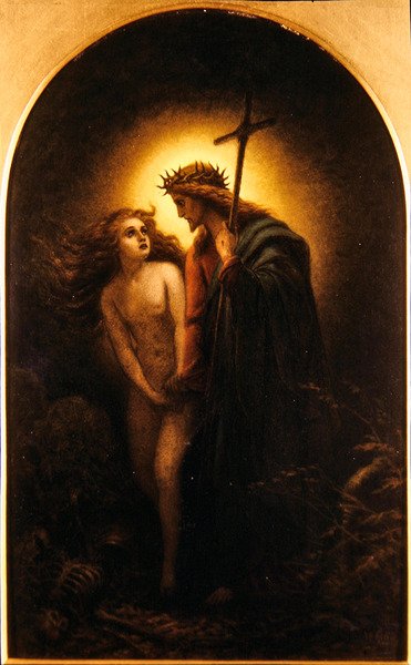 Ölümün Gölgesi Vadisi by Joseph Noel Paton