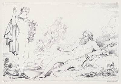 Shelleys Prometheus Bağlanmamış, 3. Perde, 2. Sahne by Joseph Noel after Paton