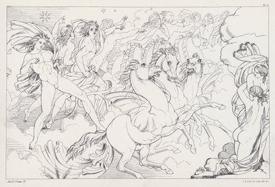 Shelleys Prometheus Bağsız, 2. Perde, 4. Sahne by Joseph Noel after Paton