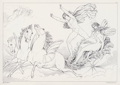 Shelleys Prometheus Bağsız, 2. Perde, 5. Sahne by Joseph Noel after Paton