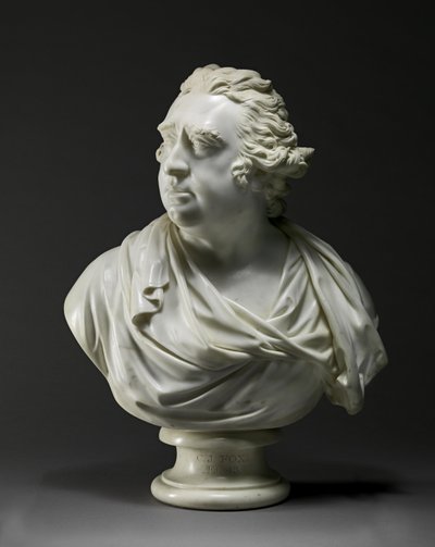 Charles James Fox (1749-1806) 1792 (mermer) by Joseph Nollekens
