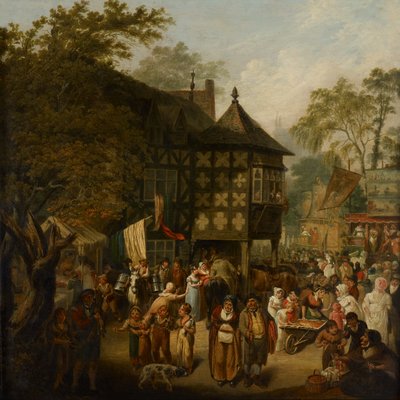 Eccles Wakes (panelde yağ) by Joseph Parry
