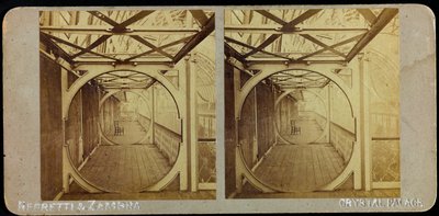 Teleskopik Galeri, Kristal Saray; stereoskopik fotoğraf by Joseph Paxton
