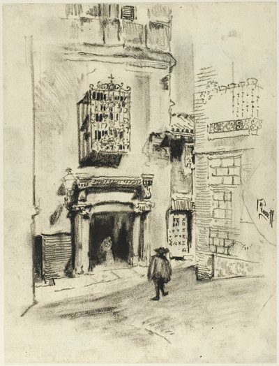 Bir Kapı, Toledo by Joseph Pennell