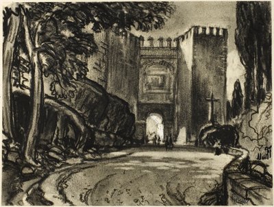 Segovia Kapısı by Joseph Pennell