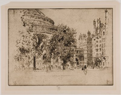 Albert Hall, Londra by Joseph Pennell