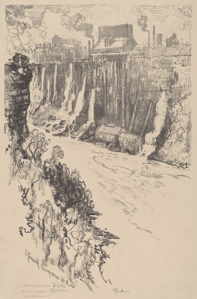Amerikan Tivoli by Joseph Pennell