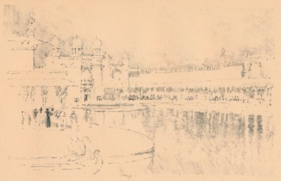 Otomatik Taş Baskı, J. Pennell, c1877-1898, 1898 by Joseph Pennell