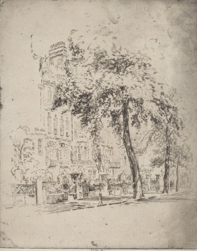 Büyük Ağaç, Cheyne Yürüyüşü, 1906. by Joseph Pennell