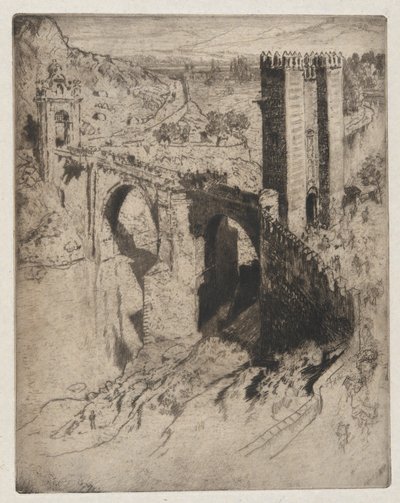 Alcantara Köprüsü by Joseph Pennell