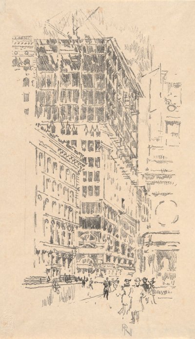 Binayı İnşa Etmek, Iconophile Club Koleksiyonunda 8. by Joseph Pennell